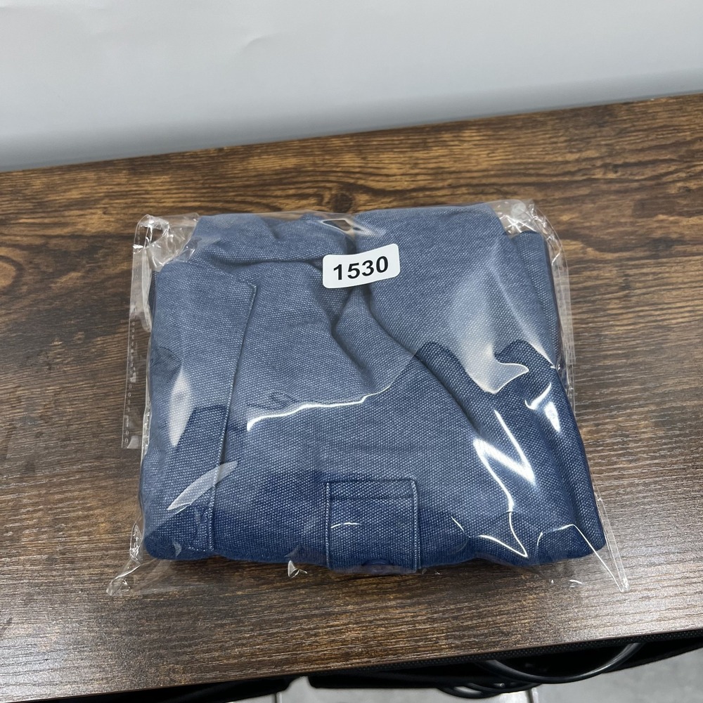 Carhartt Loose Fit Pocket Polo Shirt Mens L Heathered Blue Short Sleeve K570 EUC - Picture 9 of 9